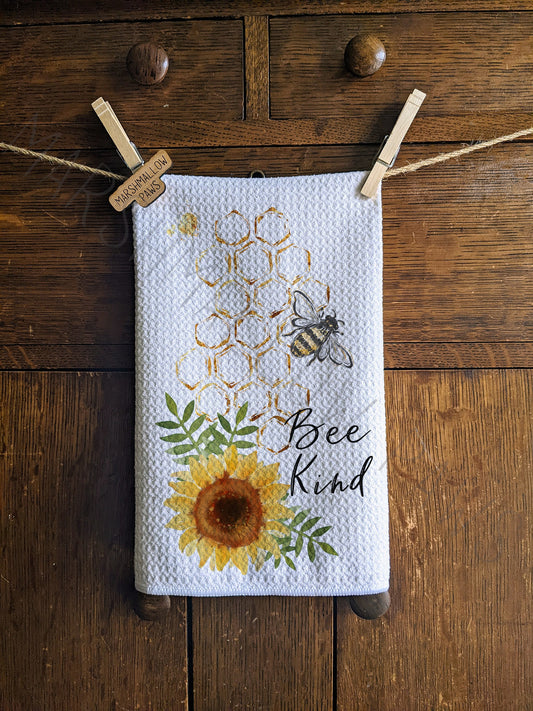 Bee-Themed Tea Towels