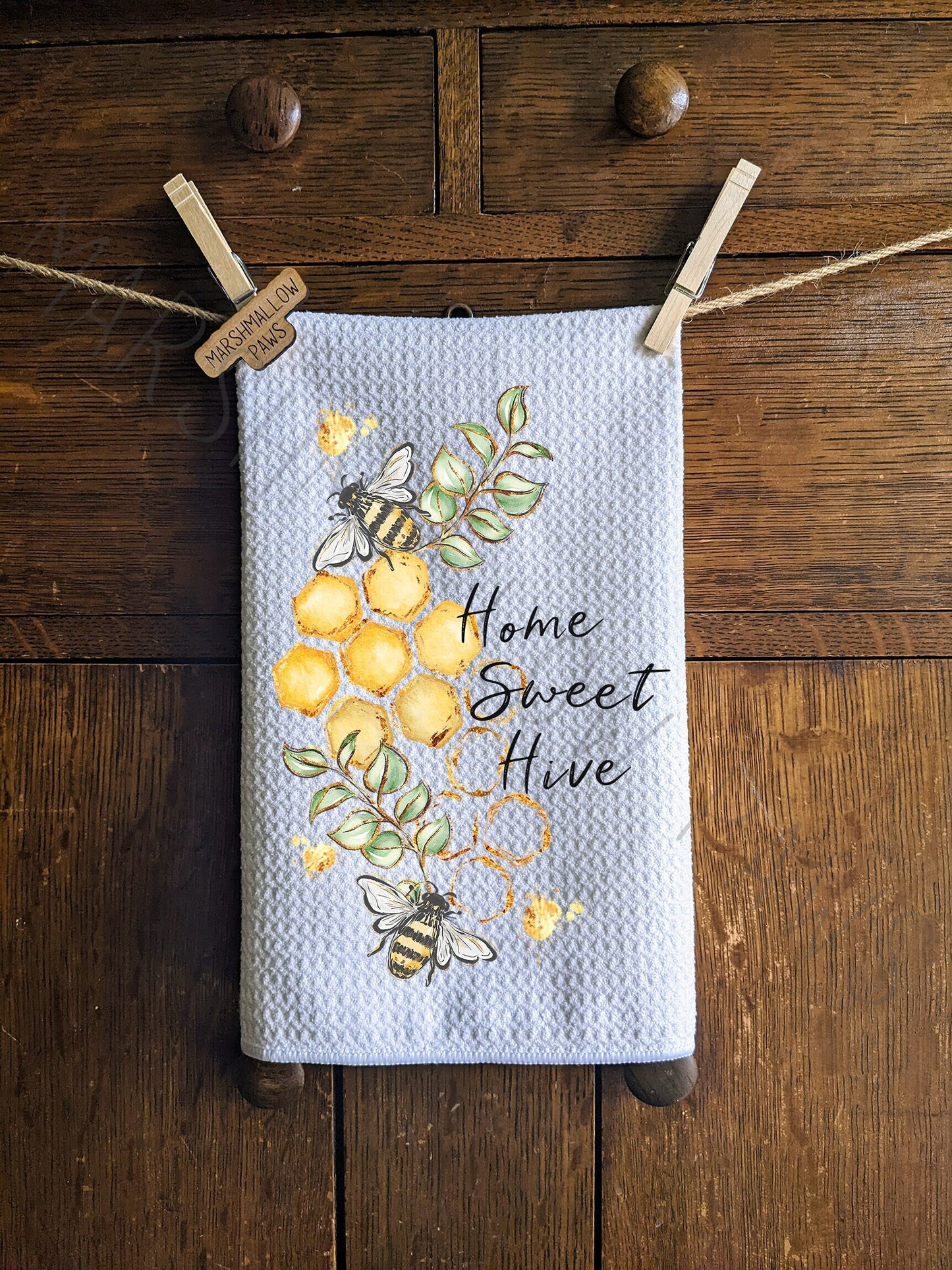 Bee-Themed Tea Towels