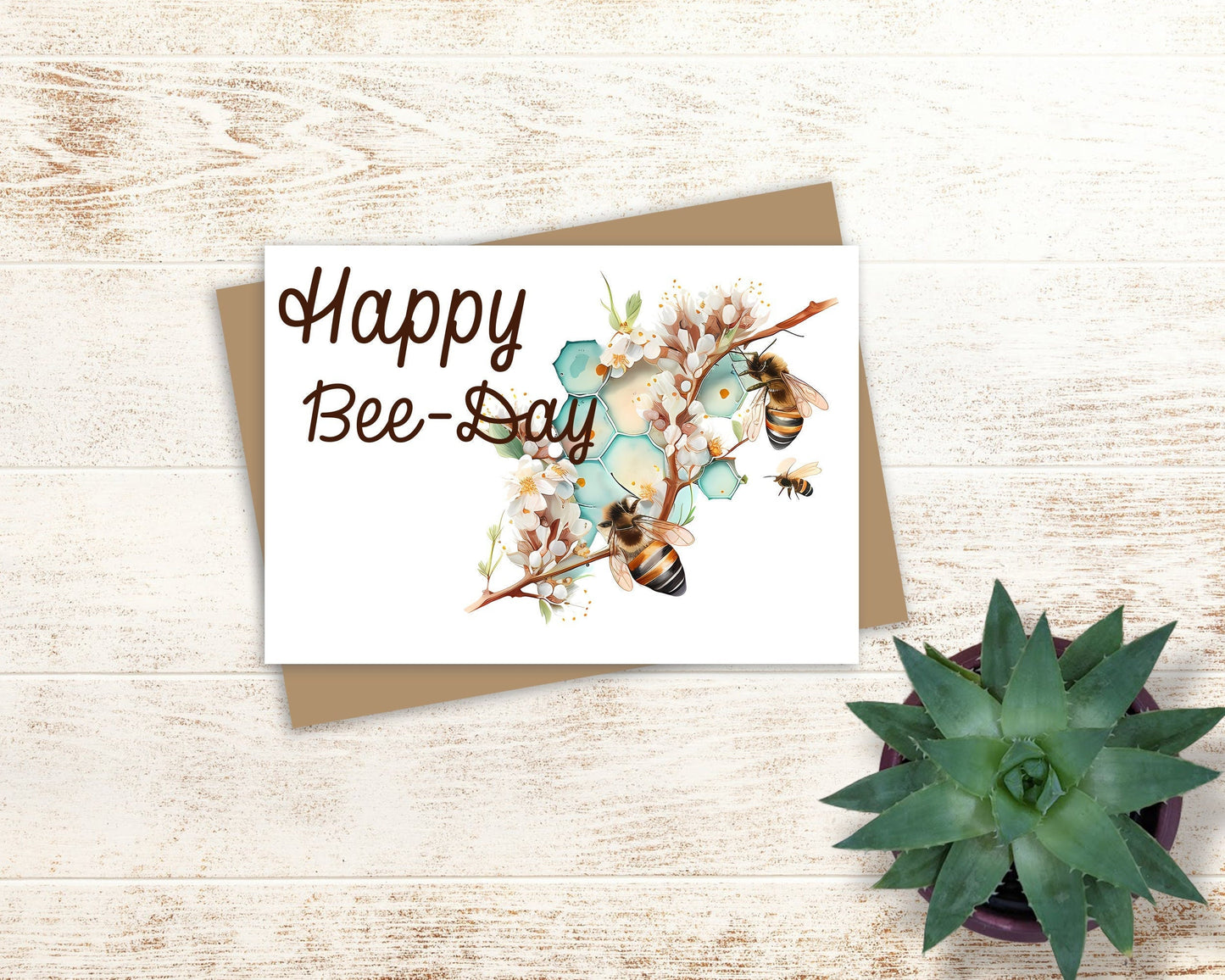 Bee Birthday Card