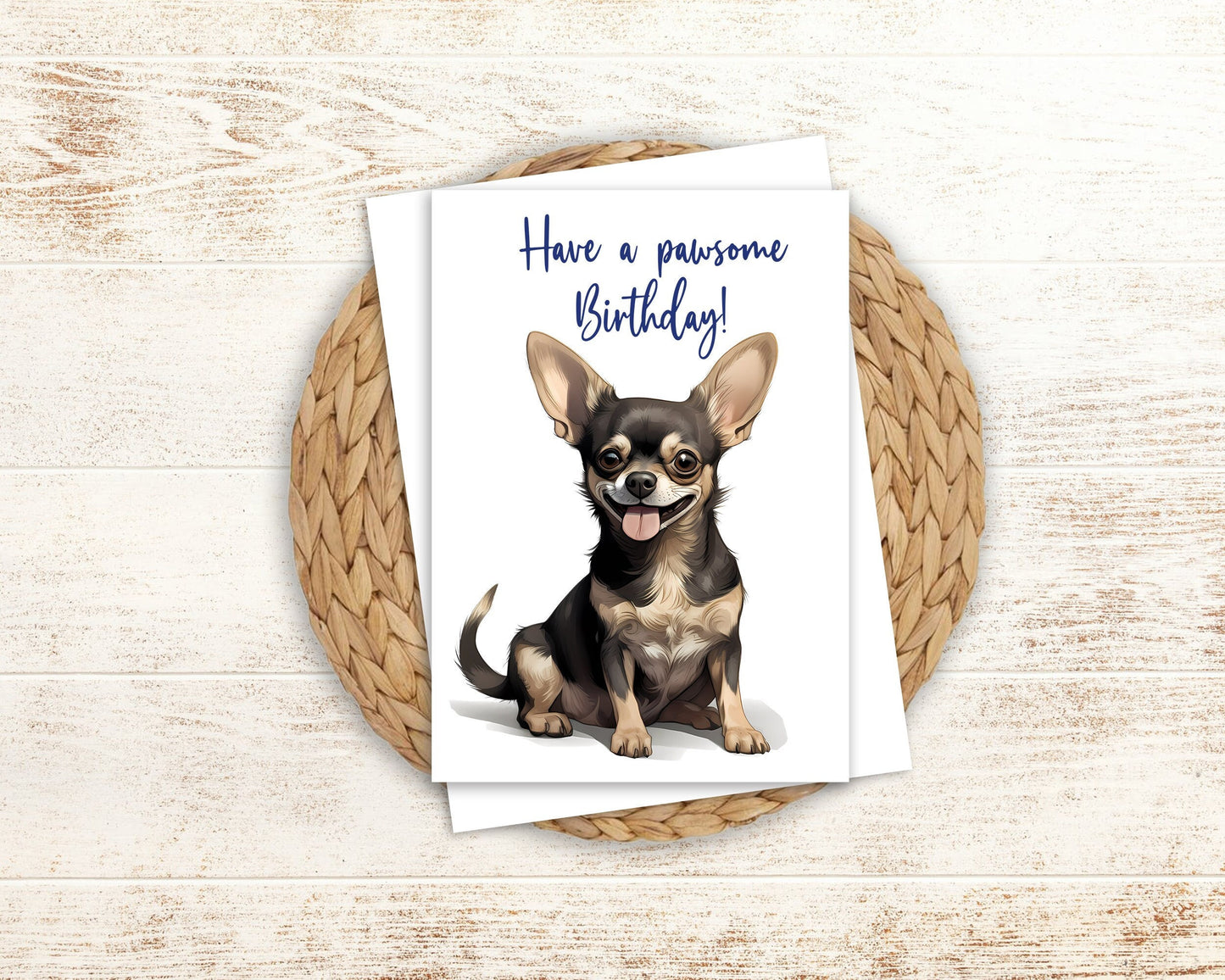 Chihuahua Birthday Card