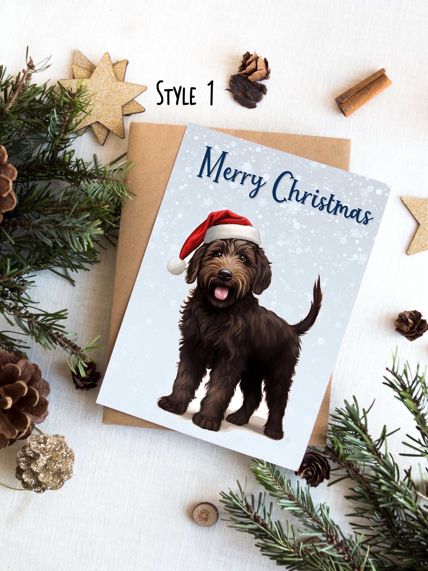 Goldendoodle Christmas Card