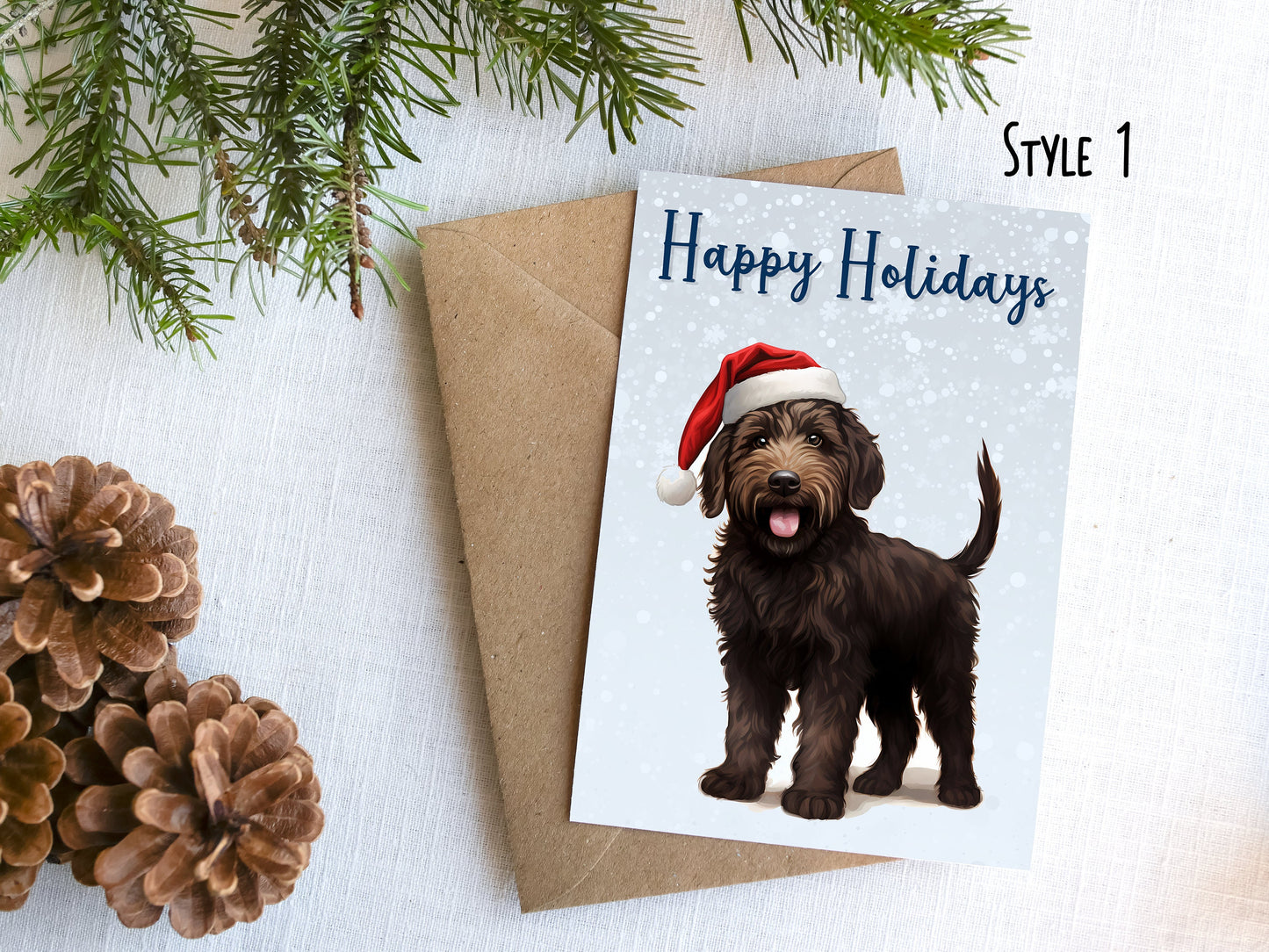 Goldendoodle Christmas Card